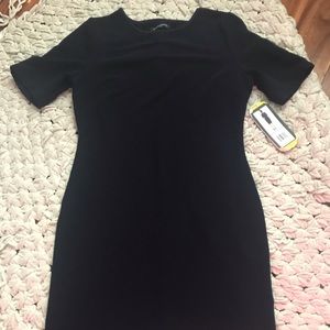Mario Serrani navy blue short dress, small, new